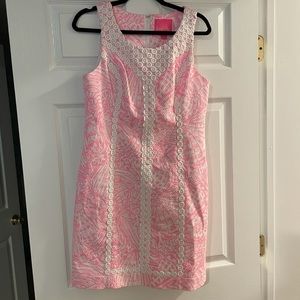 GORGEOUS bright pink Lilly Pulitzer shift dress